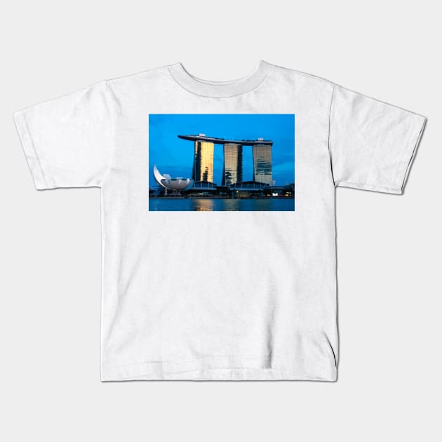 Elegant Hotel Kids T-Shirt by Memories4you